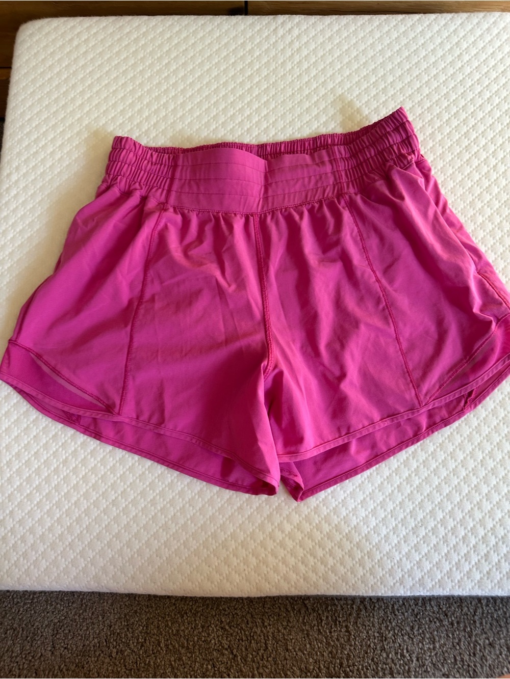 lululemon athletica hotty hot Vibrant Pink Running Shorts